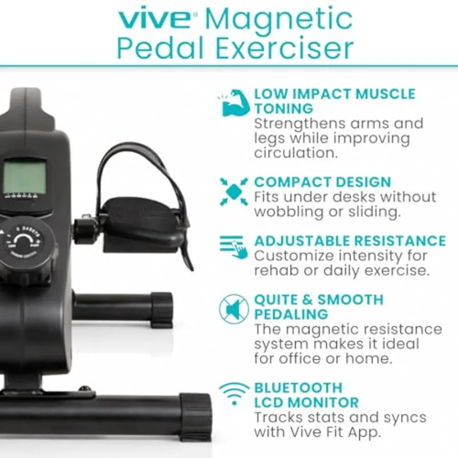사무실이나 집에서 사용할 수 있는 데스크 밑 자전거 페 - Exercise Bike Magnetic Resistance 리뷰 및 가격