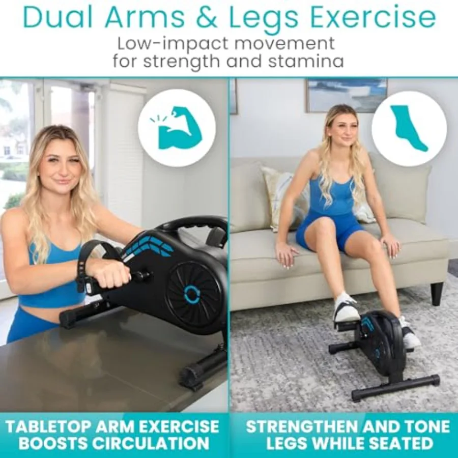 사무실이나 집에서 사용할 수 있는 데스크 밑 자전거 페 - Exercise Bike Magnetic Resistance 리뷰 및 가격